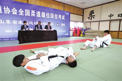 2019中国柔道协会全国柔道级位段位考试现场.